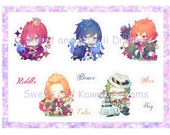 Otome Game Anime Twisted Wonderland Stickers