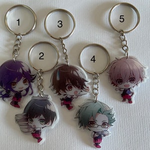 Chibi charade maniacs otome keychain Kyoya Tomose Mamoru Mei Keito Ryoichi Souta Akumi Mizuki