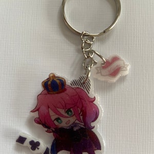 Chibi Shiro to kuro no Alice keychain stkna Acrylic keychain