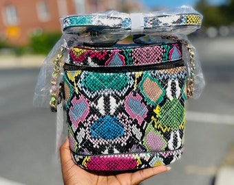 multi snake purse