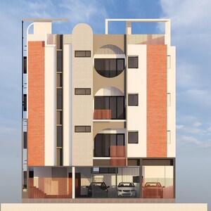 45x42 アパートメントビル設計図 PDF | 地上3階建て賃貸物件 | 2LDK & 3LDK 集合住宅設計
