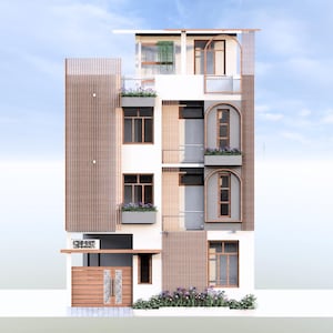 30X50 Wohnung Design | G+3 Bauplan | 6 Wohneinheiten von 2BHK Mietwohnungen | High ROI Eigentum Design | Ausführliche Arbeitszeichnungen