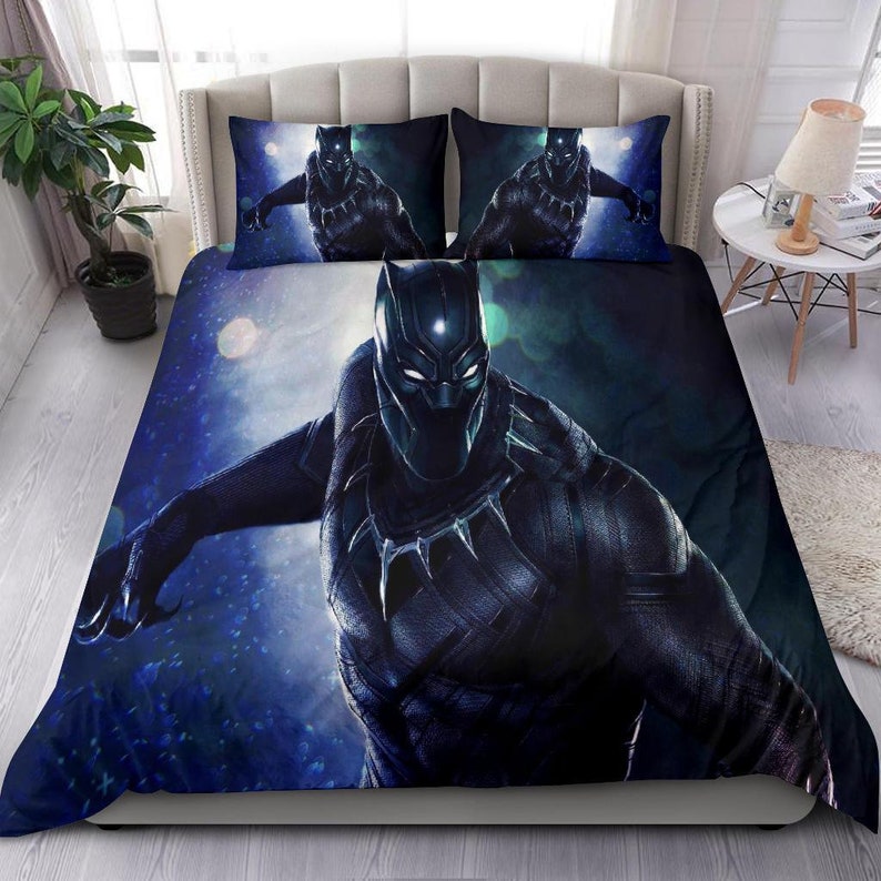 Black Panther Bedding Chadwick Boseman Bedding Set Duvet - Etsy