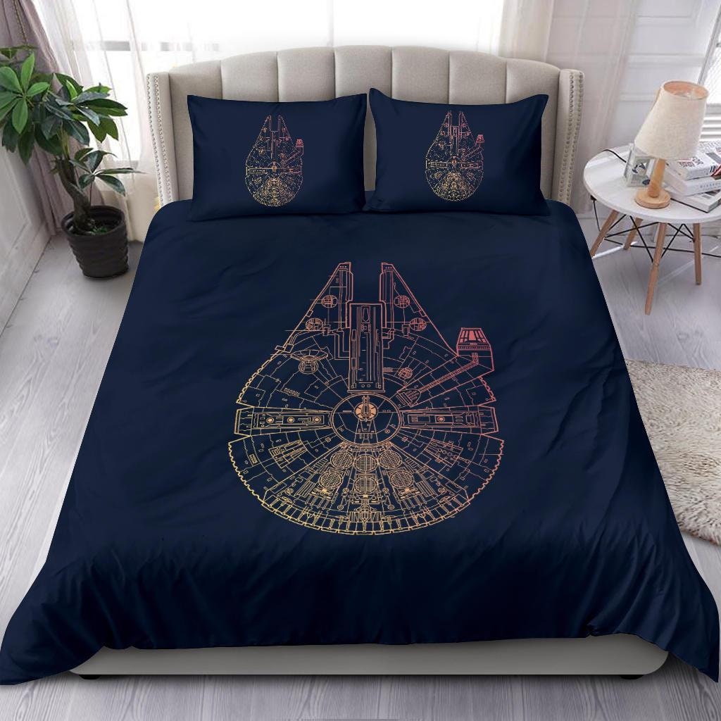 Discover Star Wars Millennium Falcon Bedding Duvet Cover