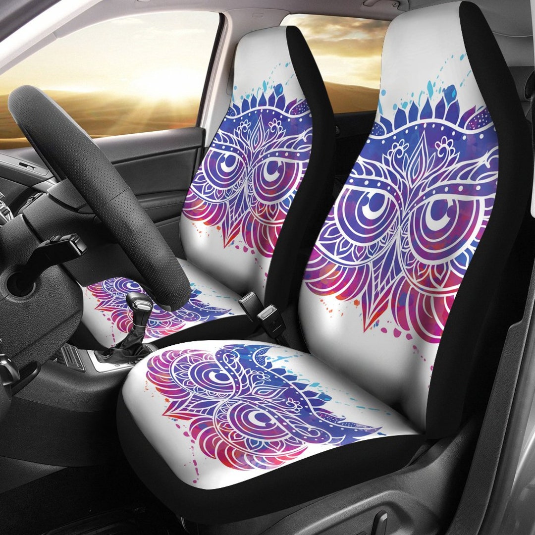 Owl Car Seat Covers 2 Front Seat Covers Seat Covers for Car Etsy