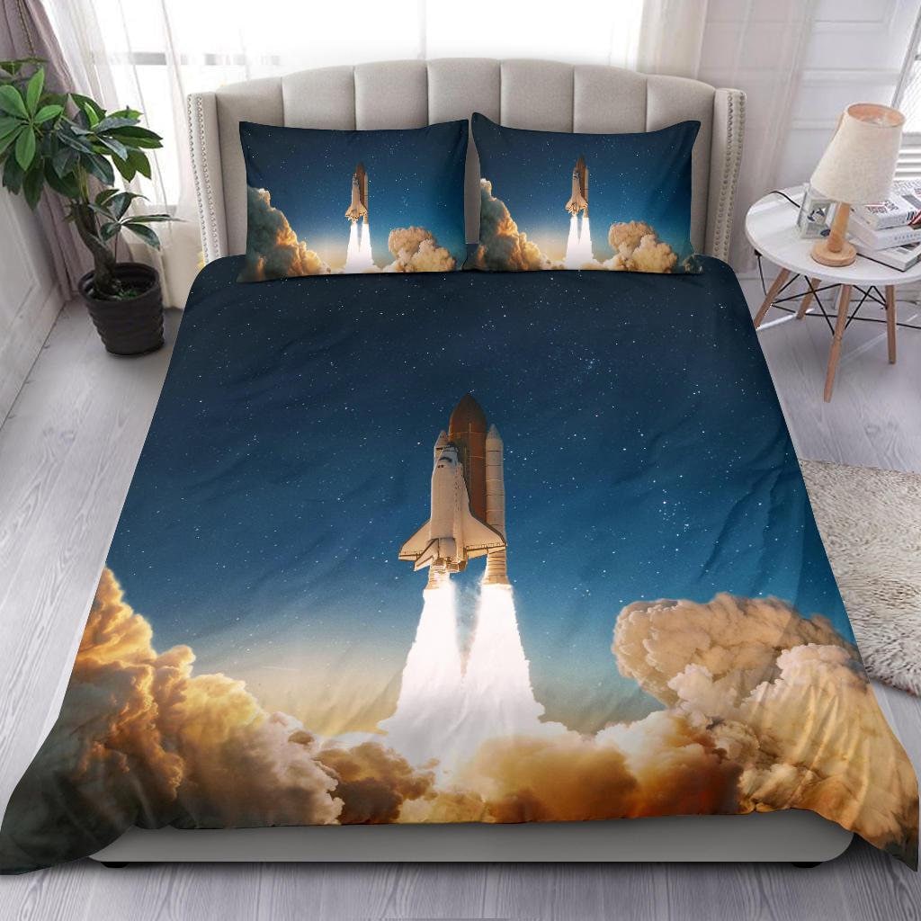 Discover Nasa Space Launch bedding Set, Duvet Cover