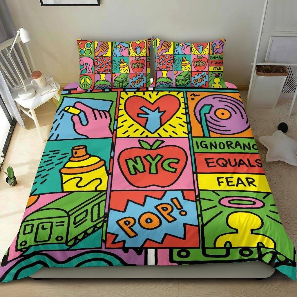 Keith Haring Bedding sets Bedroom Decor