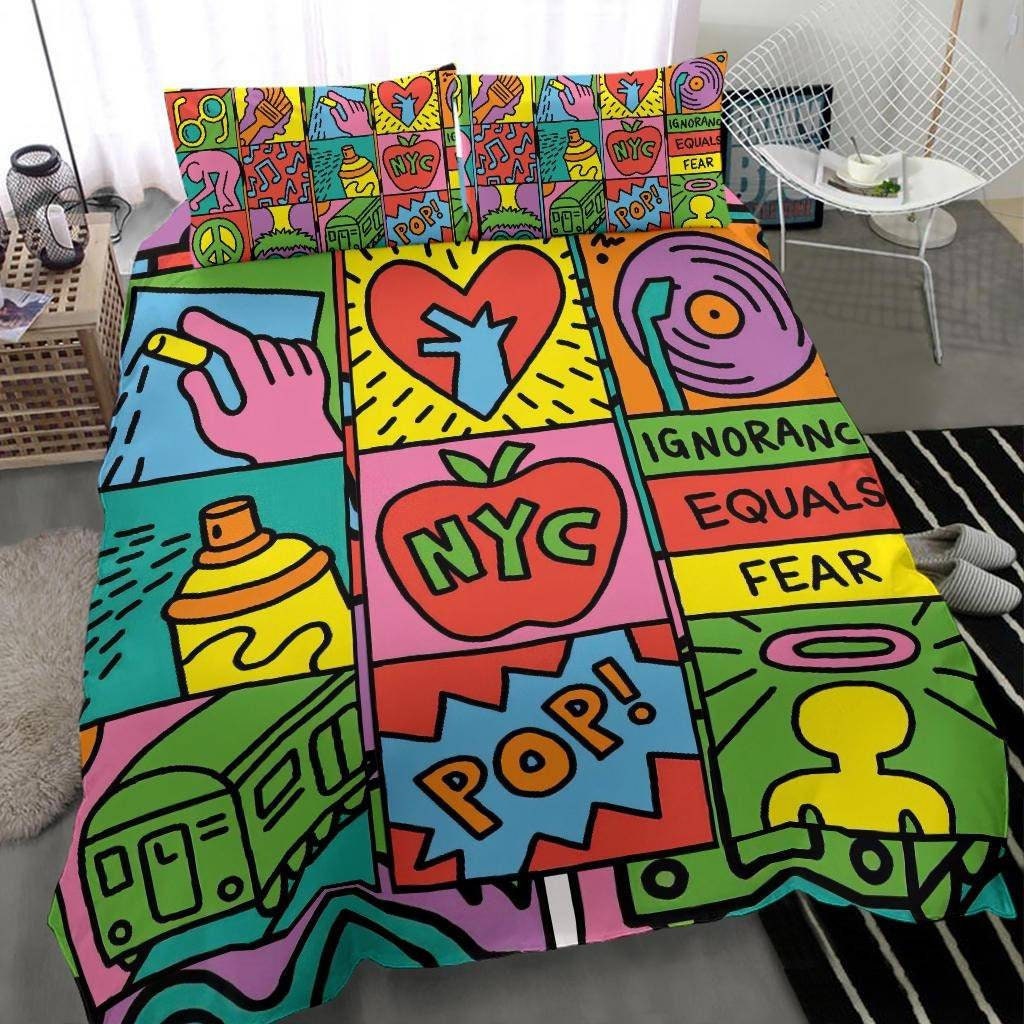 Keith Haring Bedding sets Bedroom Decor