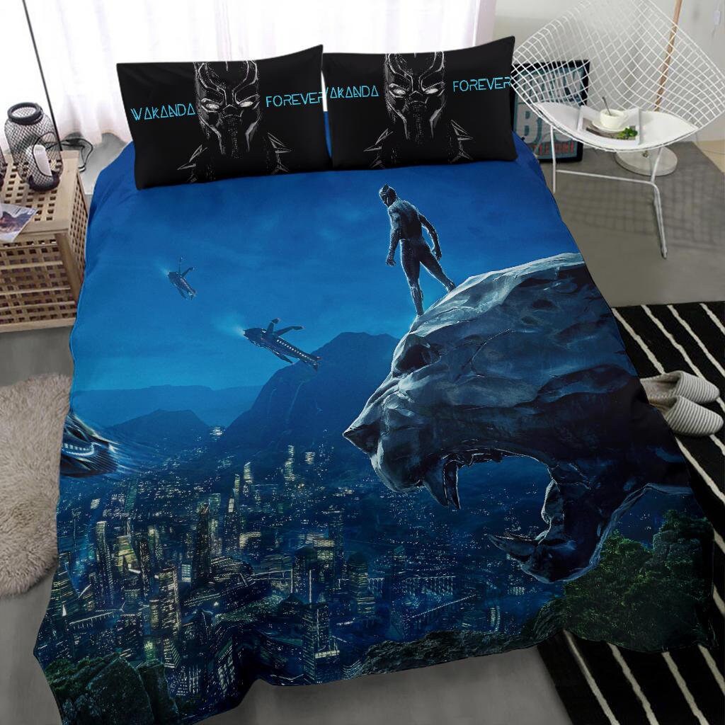 Black Panther Bedding Chadwick Boseman Bedding Set sold by