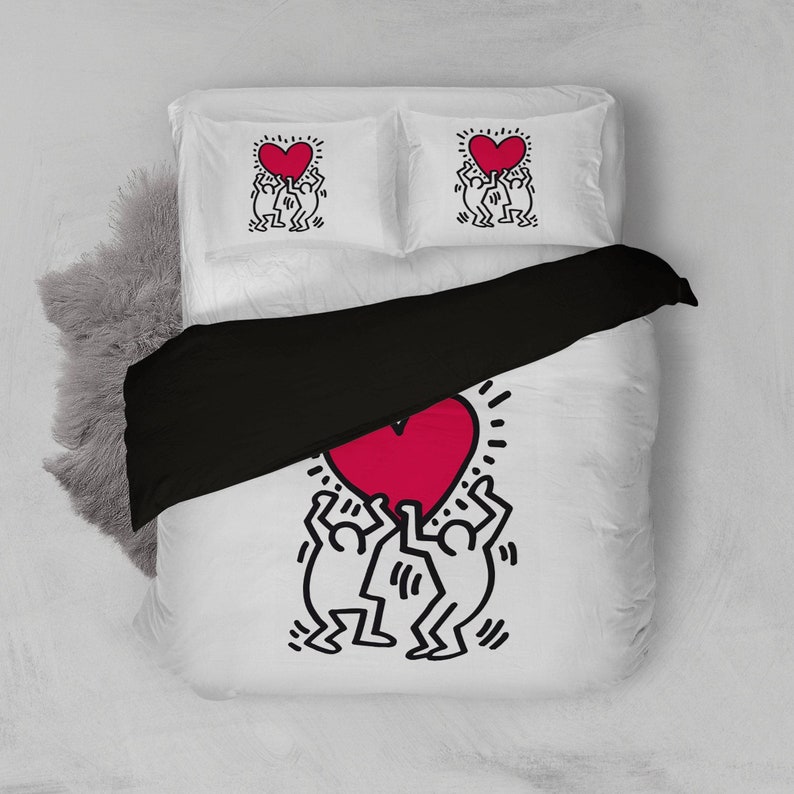 keith haring pillow case
