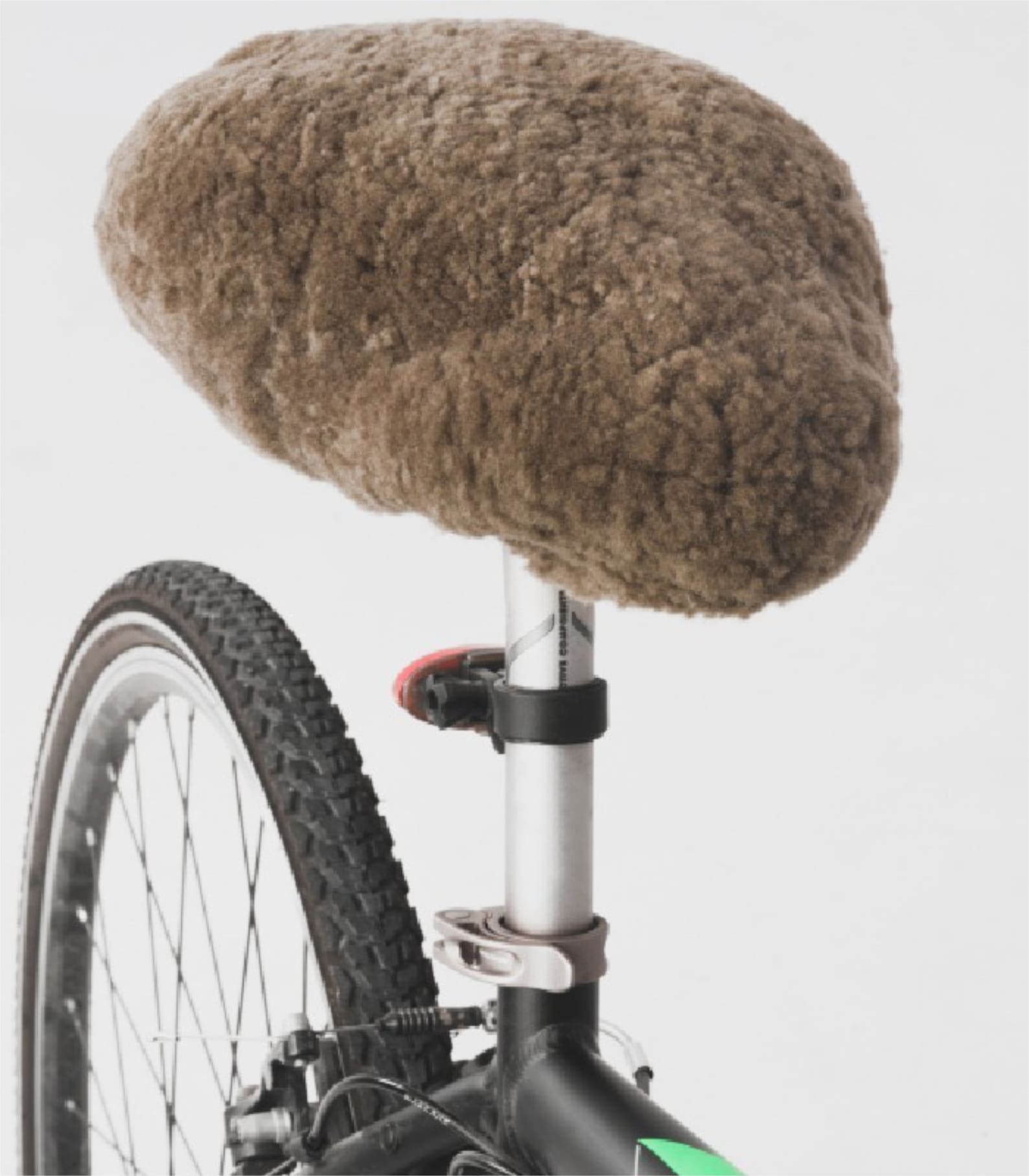Sheepskin Bike Seat Cover Natural Sheepskin Saddle Cover for Etsy Norway
