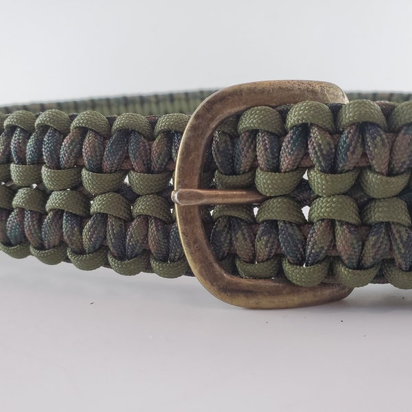 Paracord Belt - Paracord Adjustable Survival Belt Men's Belt Women's Belt Woven Belt