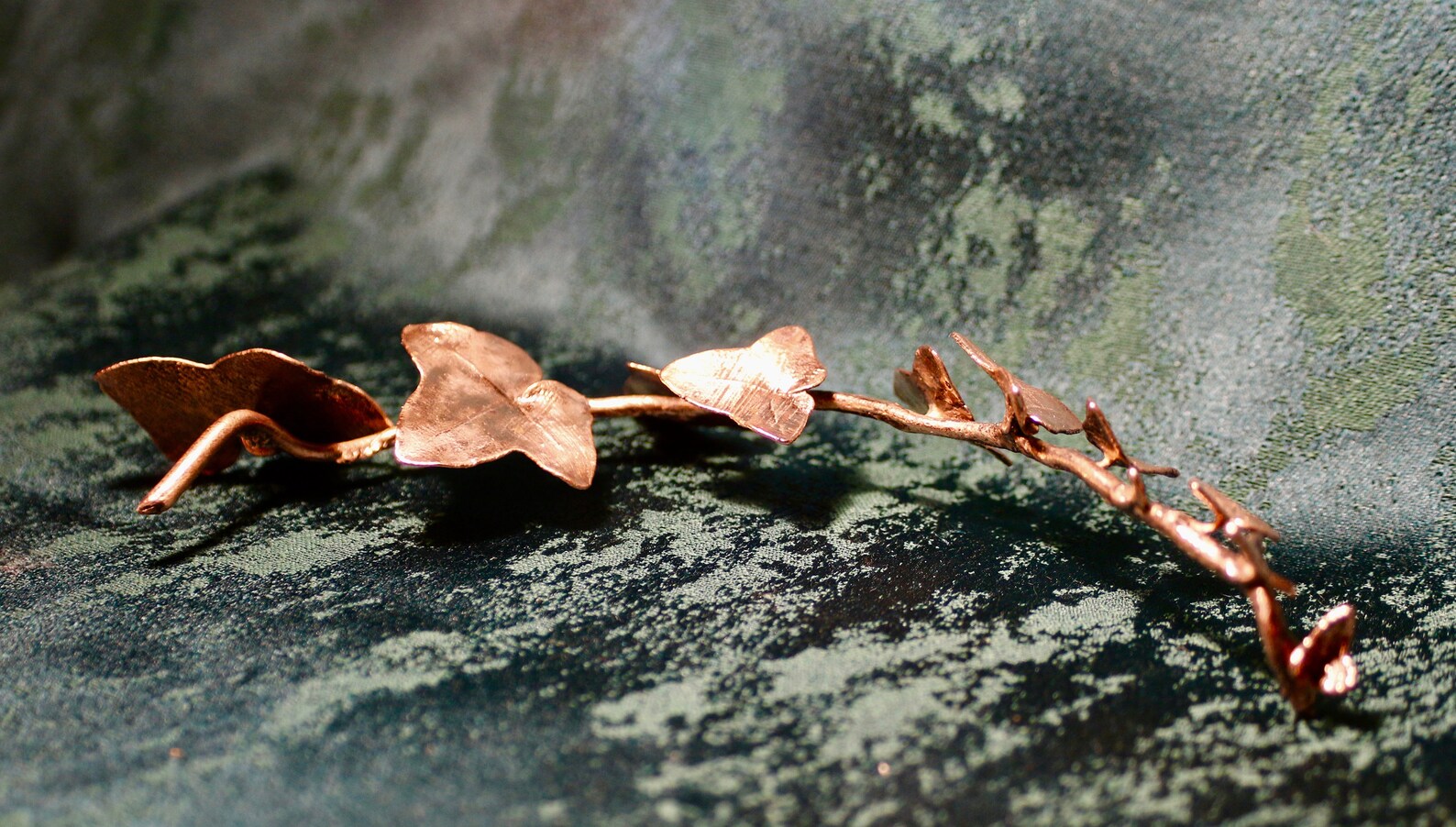 Copper Ivy Frond Electroformed Copper Plated Real Leaf Etsy