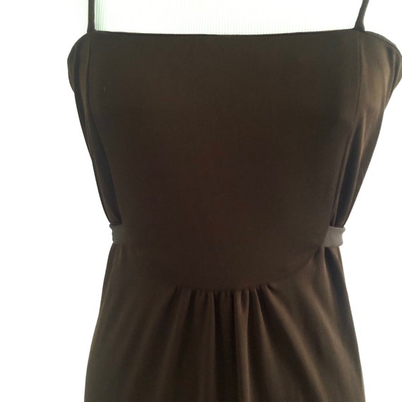 Vintage Brown 1970's Dress | Women's Clothing | 19