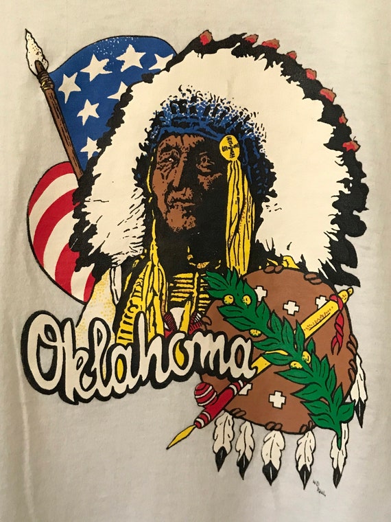 Vintage Oklahoma t shirt 1990s - image 2