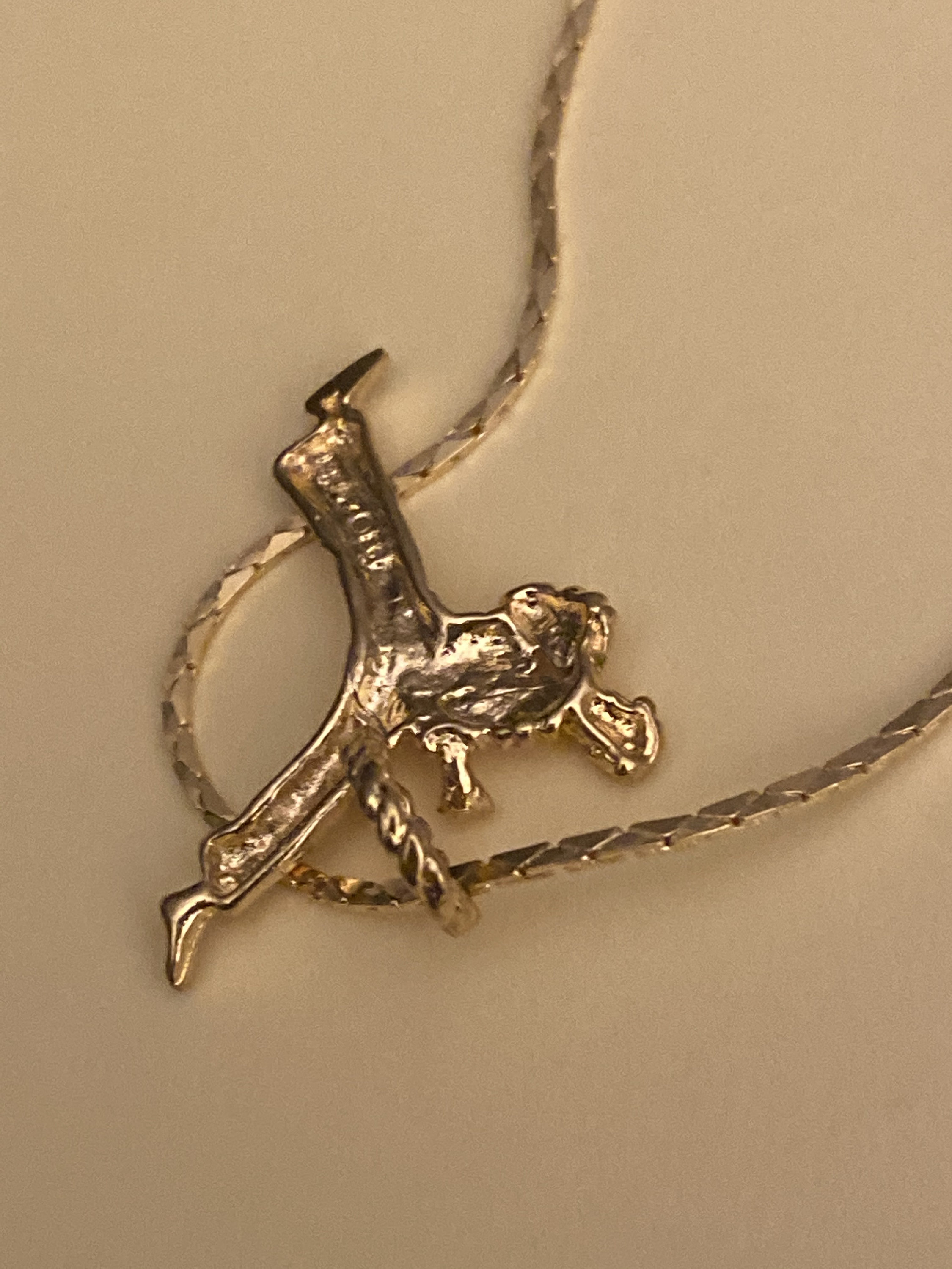 Martial Arts Karate Necklace 14K Yellow Goldplated Martial Etsy