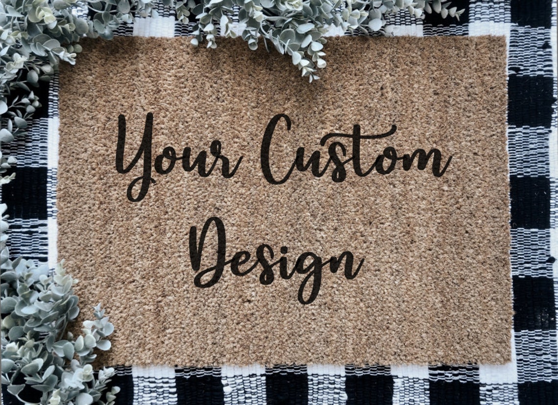 Personalized/Custom Doormat Designs Etsy