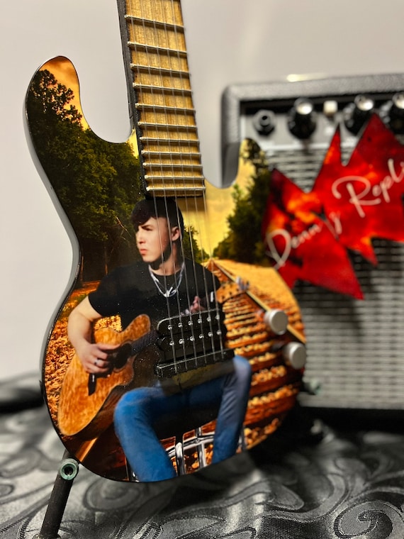 Buy Custom Image Guitar Art Personalized Picture Art Wooden