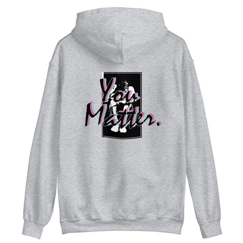 You matter purple hoodie Clearance