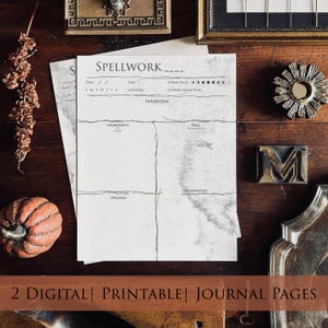 Spellwork Journal | Spellbook | Spellbook Journal | Witch Spellbook | Spells Witchcraft |Spells for Beginners|Spell Book|Spellbook Printable