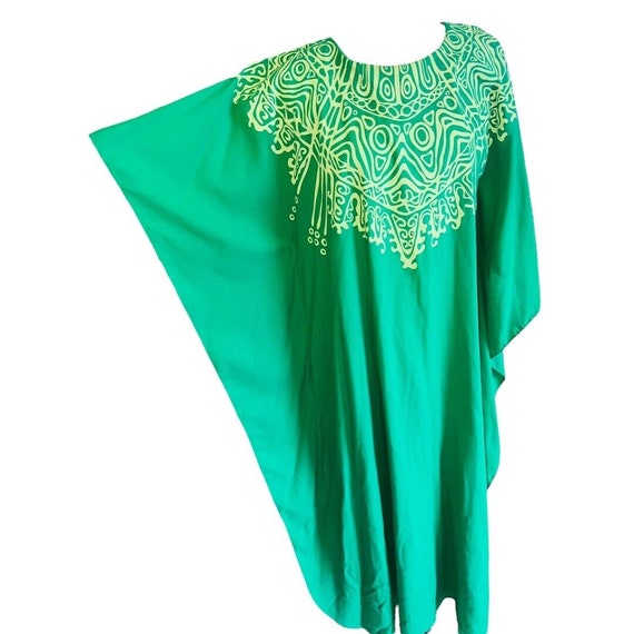 Vintage 60s/70s Green Kata Kata Fiji by Tiki Tocs… - image 2