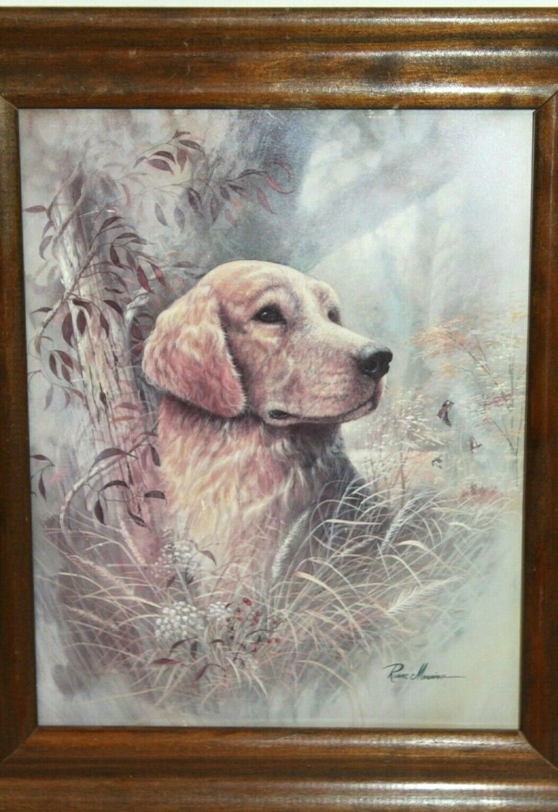 Ruane Manning Labrador Setter Spaniel Bird Dog Matted Litho Etsy