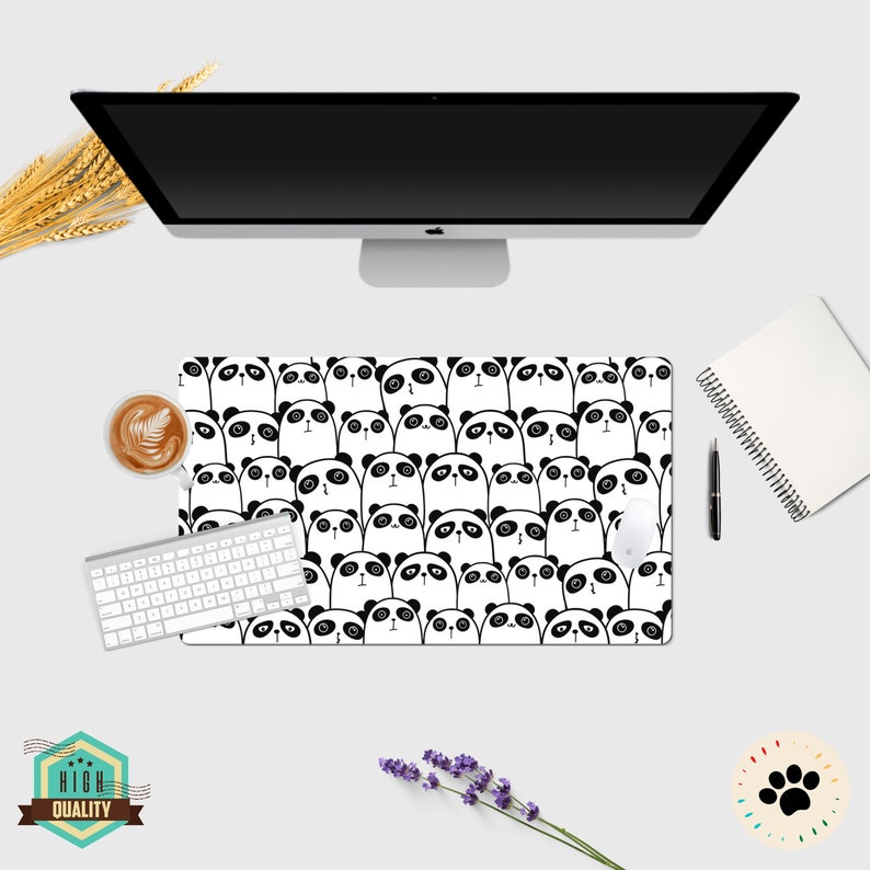 Desk Accessories Desk Pad Mouse Pad Cute Cute Mouse Pad Lap Desk Cute Desk Mat Mouse Pad Kawaii Cute Panda