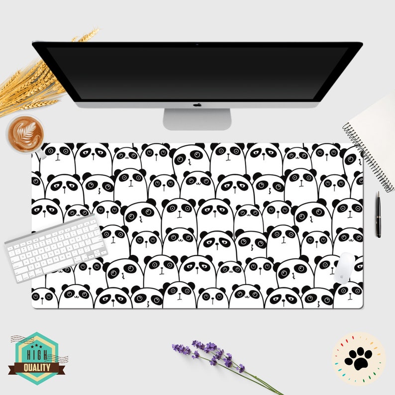 Desk Accessories Desk Pad Mouse Pad Cute Cute Mouse Pad Lap Desk Cute Desk Mat Mouse Pad Kawaii Cute Panda