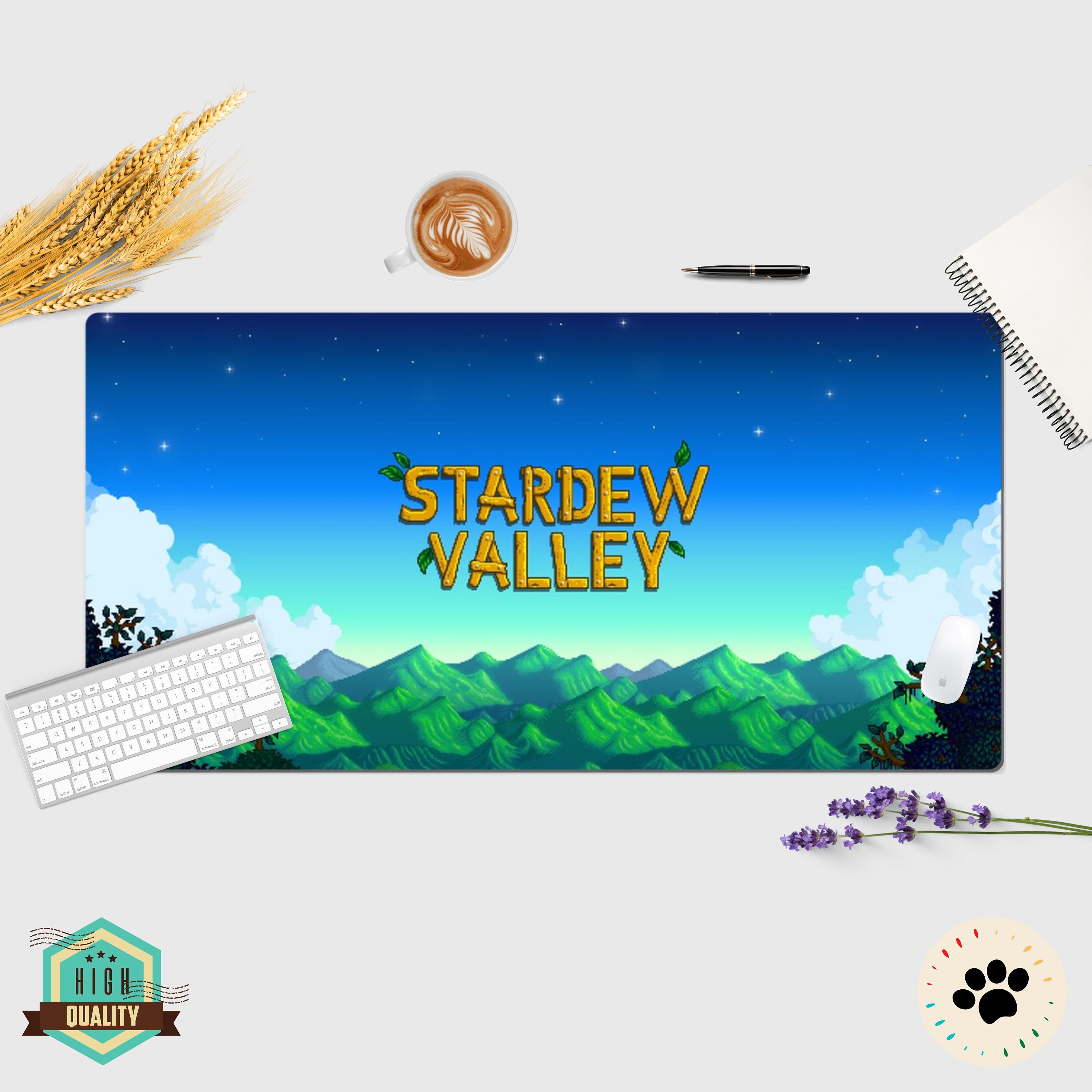 Gaming Mouse Pad Stardew Valley Desk Mat Mouse Pad Etsy