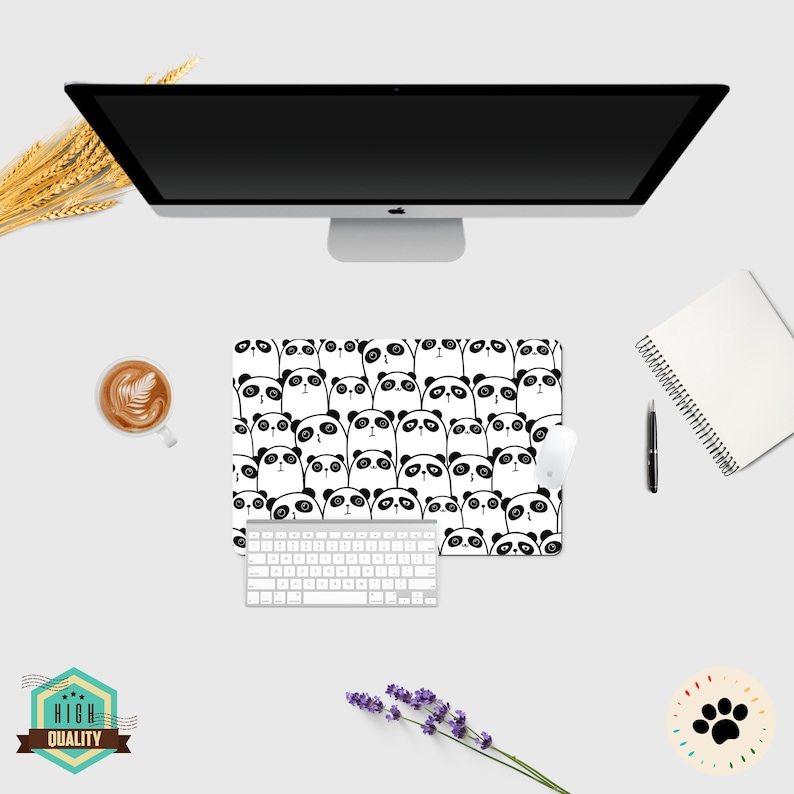 Desk Accessories Desk Pad Mouse Pad Cute Cute Mouse Pad Lap Desk Cute Desk Mat Mouse Pad Kawaii Cute Panda
