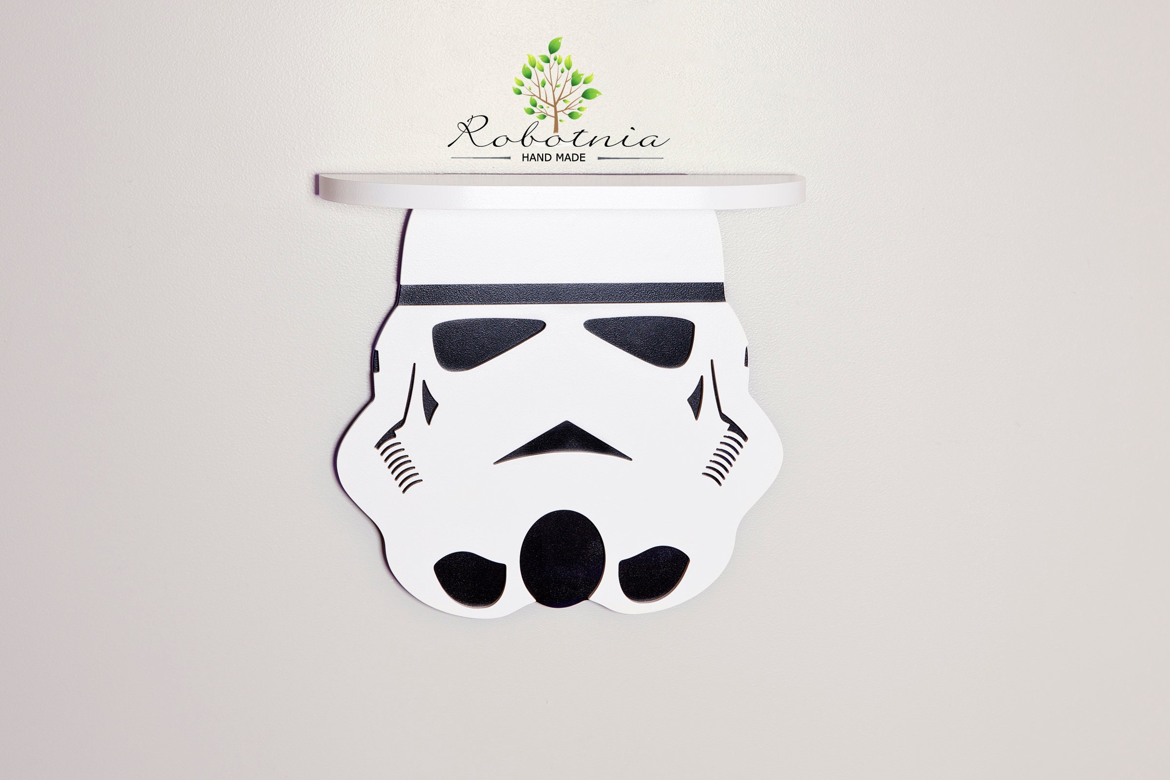 Stormtrooper Shelf for Star Wars fun Shelf For Baby Nursery | Etsy