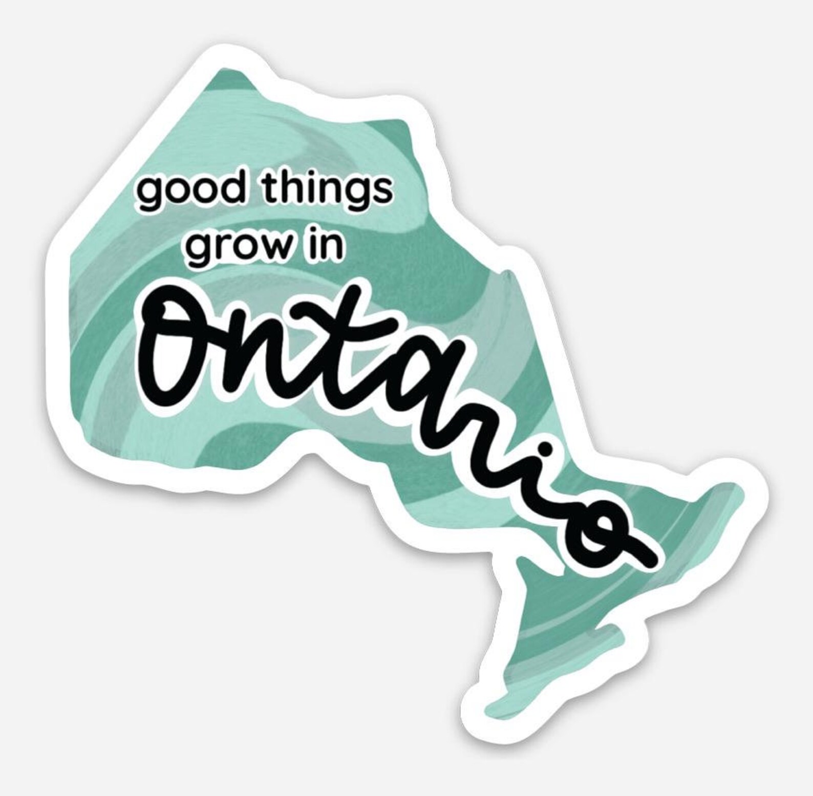 Good Things Grow in Ontario Sticker Etsy