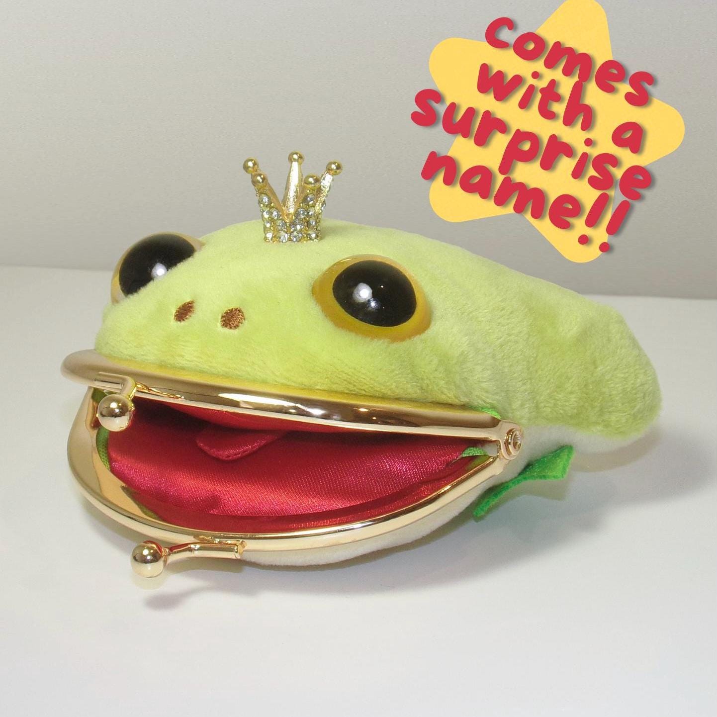The Frog Prince - Coin Purse Wallet - Etsy