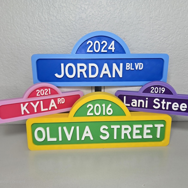 Street Block Sign - Etsy