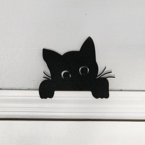 Cat Door Topper Over the Door Sign Cat Sign Airbnb Decor Etsy