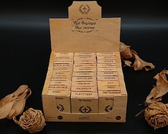 Variety Aromatic Incense Kit 30 Blends Box Incenso Pastilles Tamie Tamian Tamjan Frankincense Encens Weihrauch Ladan Rokelse Premium Quality