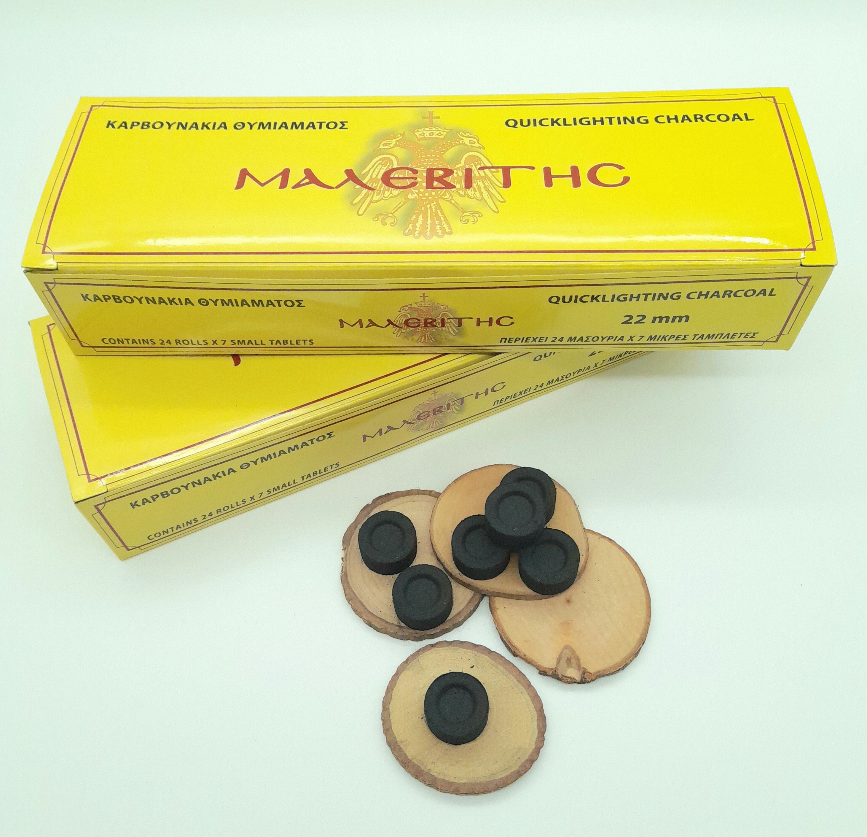 Charcoal disc for incense Quick light Big duration 22mm Etsy