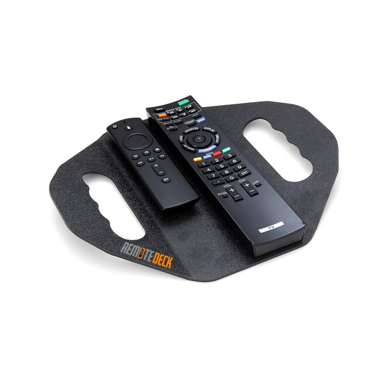 The RemoteDeck is the Ultimate Solution to Organize, Store, Access and Use All of Your Remotes FREE SHIPPING in USA Black Small (10.8")