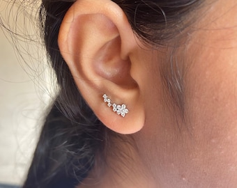 フラワーヴァインイヤークライマー/イヤークローラー/クライマーピアス