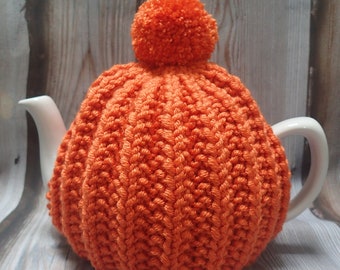 Choose Your Colour ! 100% Handmade Tea Pot Cosy Premium Chunky Wool Knitted 4-6 CupsTeapot Cozy Gift Full Size