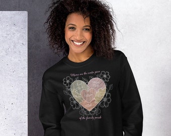 Moms Are The Center Piece To The Family Puzzle Mother’s Day Gift Unisex Sweatshirt