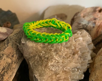 French braid rainbow loom bracelet