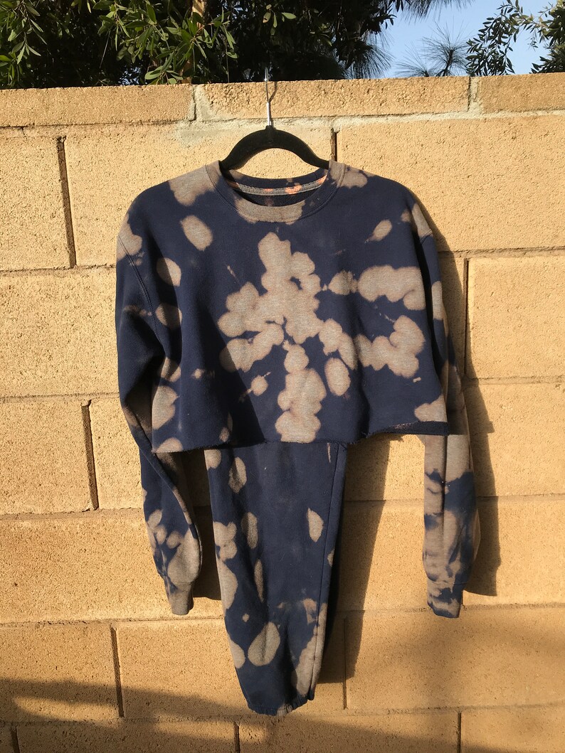 diy bleached sweatpants