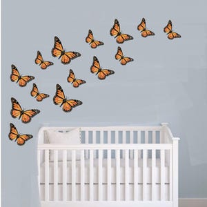 Monarch Butterflies for Nursery decor, wall decor, planter pet, DIY Shadow box butterfly, Printable butterfly, DIY butterfly kids activity