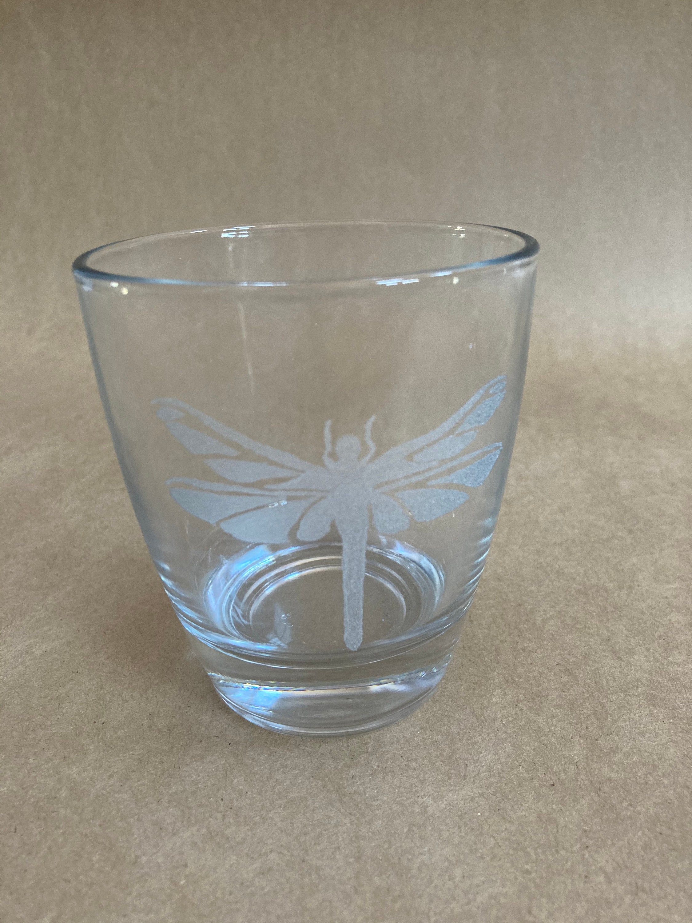 Etched Tumbler Glass Etsy
