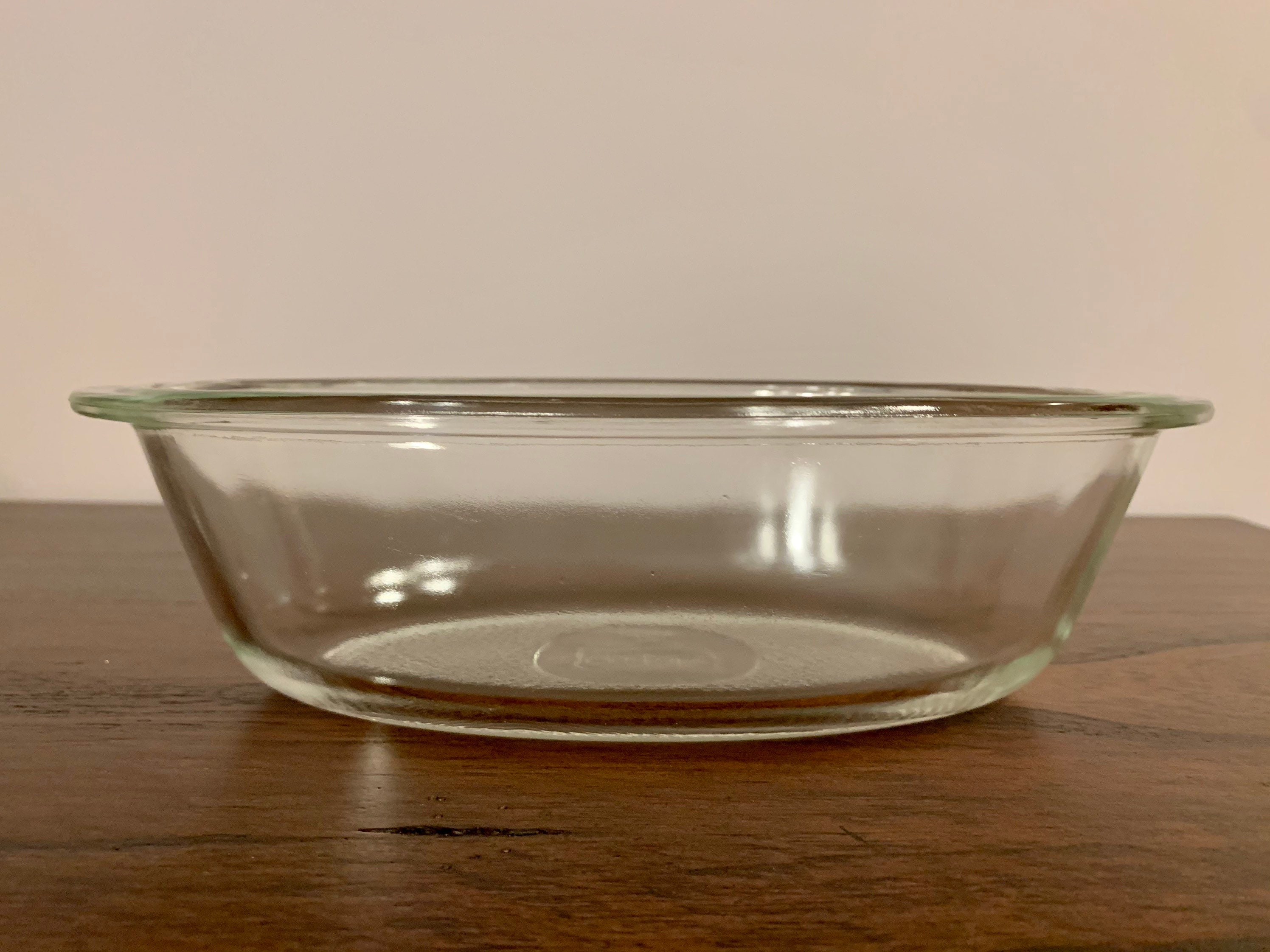 Vintage Oval Clear Glass Glasbake 1 Qt Baking Casserole Etsy