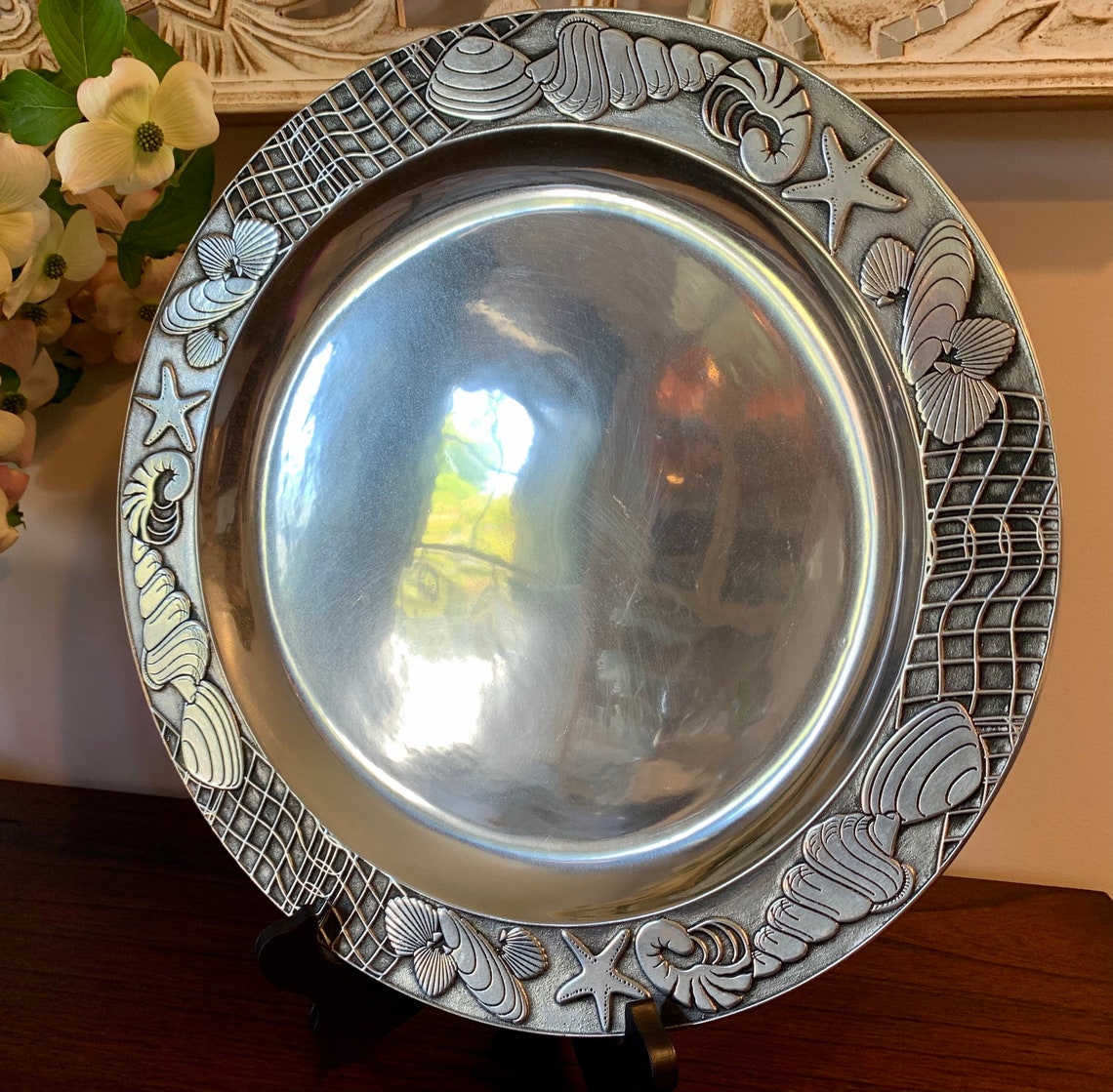 Vintage Wilton Armetale Pewter Mid Century Modern Art Deco Sea Etsy