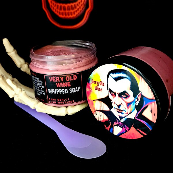 Horror Inspired Whipped Soap- Very Old Wine