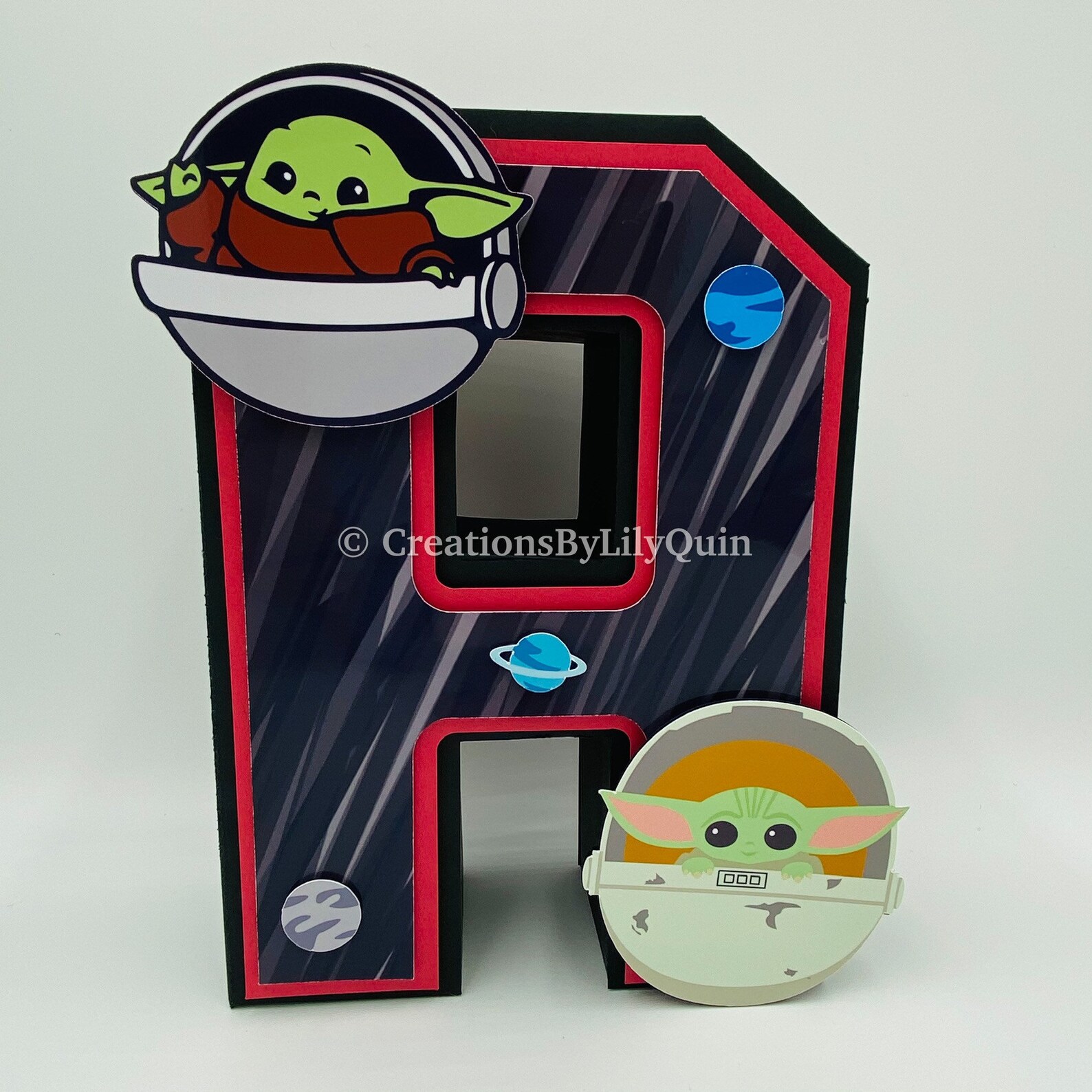 Baby Yoda 3D Letters/Numbers Etsy