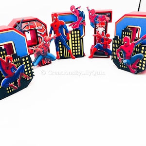 Spider 3D Letters